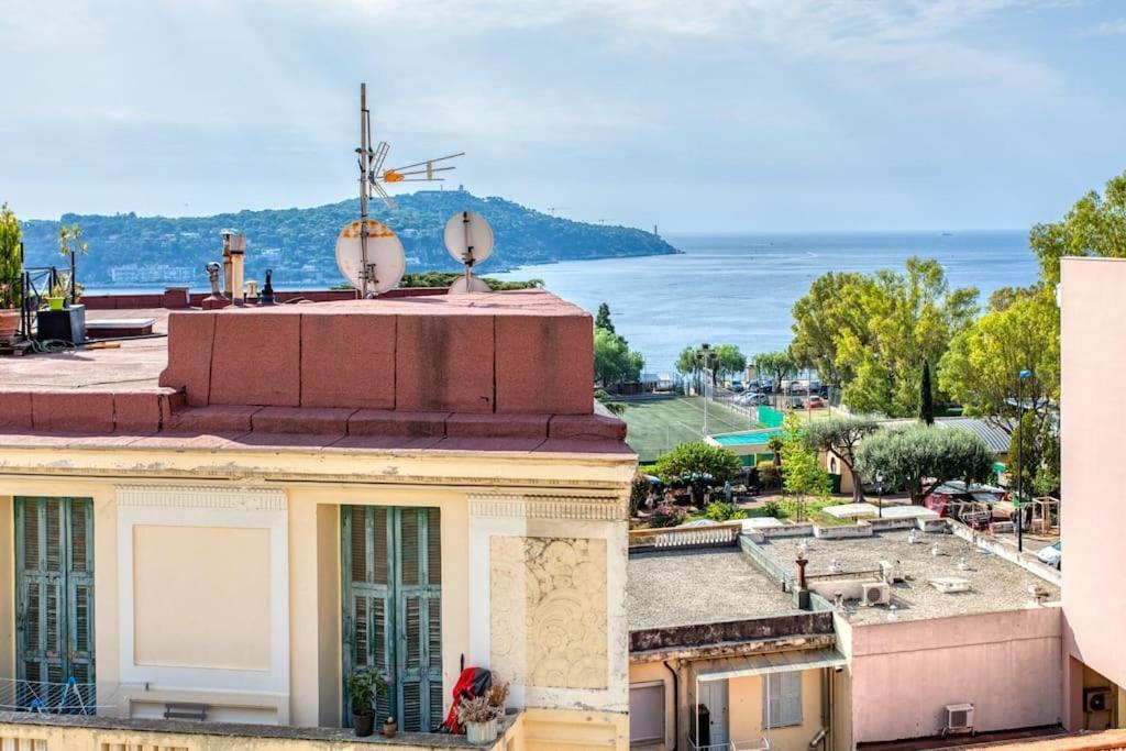 #24 Marie-Claire Suite Sea View/Balcony/Ac/5Min Port Villefranche-sur-Mer Luaran gambar