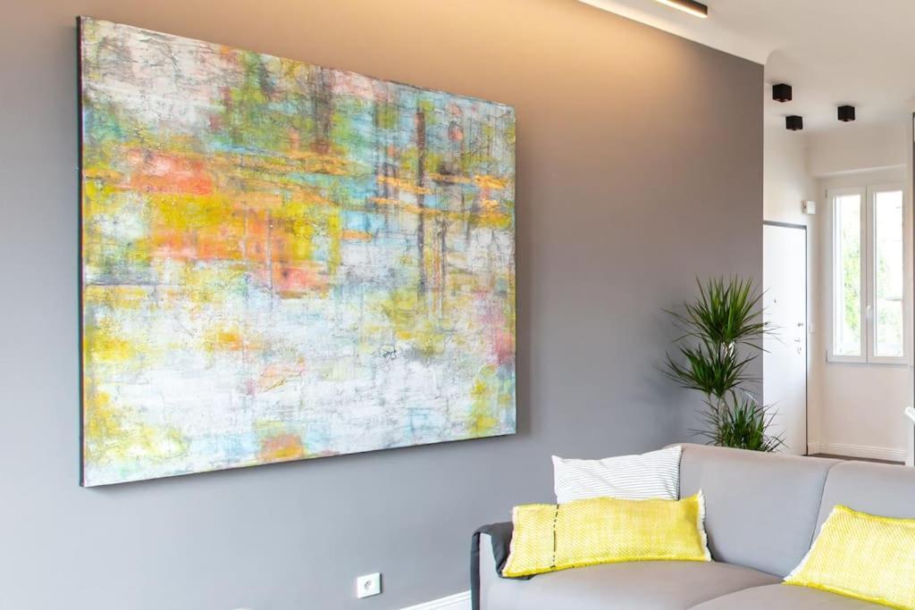 #24 Marie-Claire Suite Sea View/Balcony/Ac/5Min Port Villefranche-sur-Mer Luaran gambar