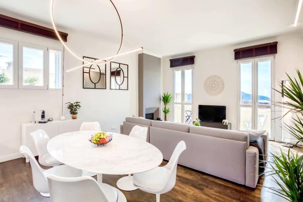 #24 Marie-Claire Suite Sea View/Balcony/Ac/5Min Port Villefranche-sur-Mer Luaran gambar