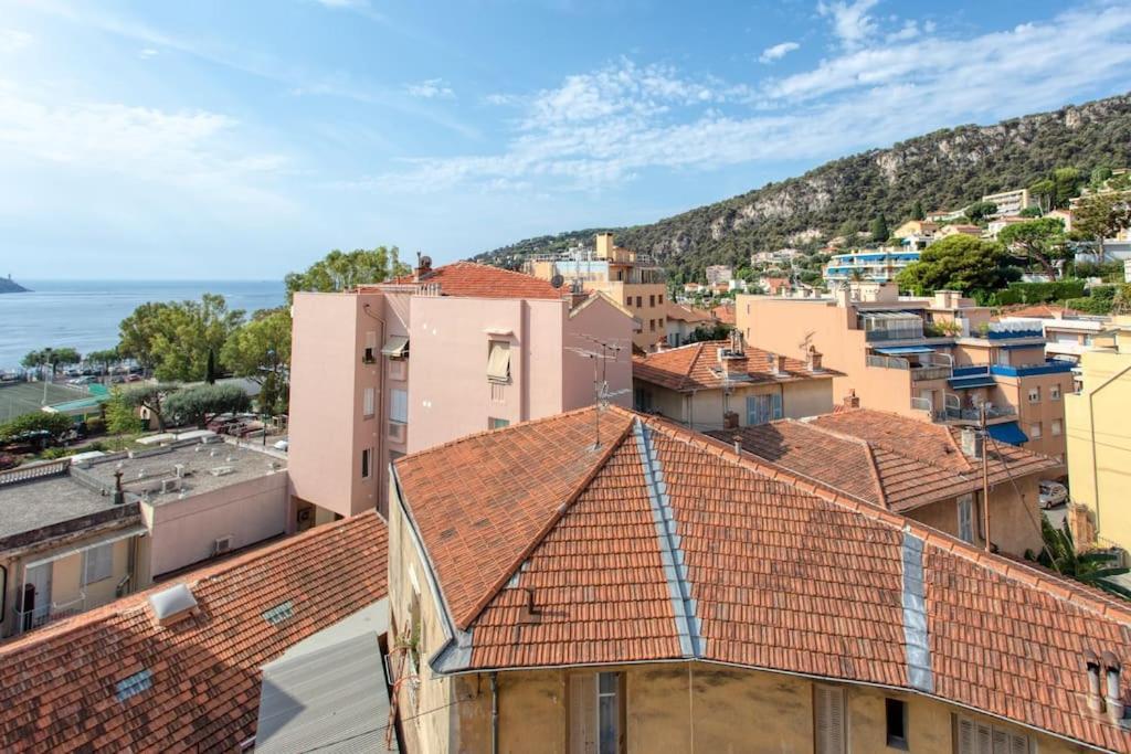#24 Marie-Claire Suite Sea View/Balcony/Ac/5Min Port Villefranche-sur-Mer Luaran gambar