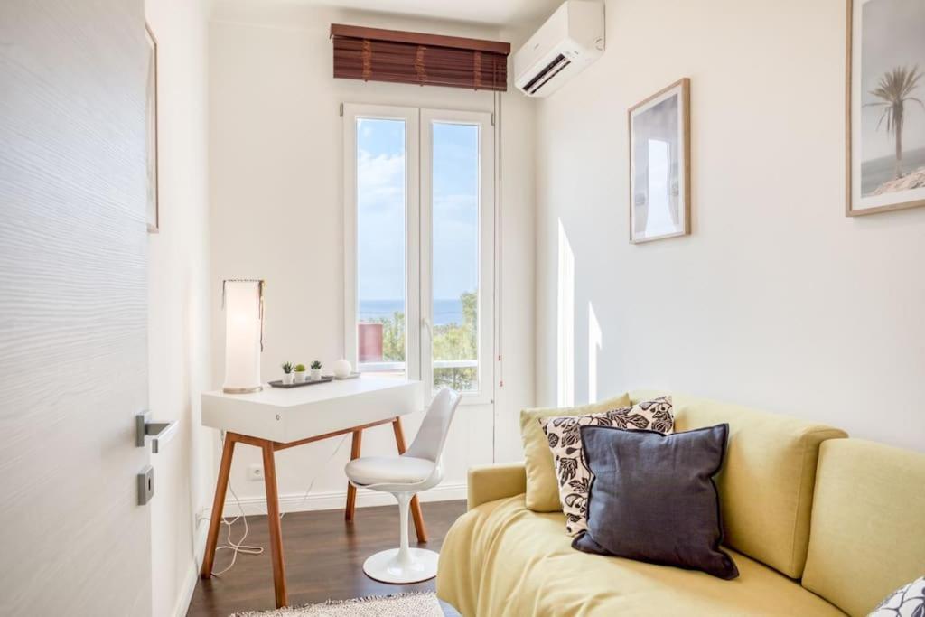 #24 Marie-Claire Suite Sea View/Balcony/Ac/5Min Port Villefranche-sur-Mer Luaran gambar