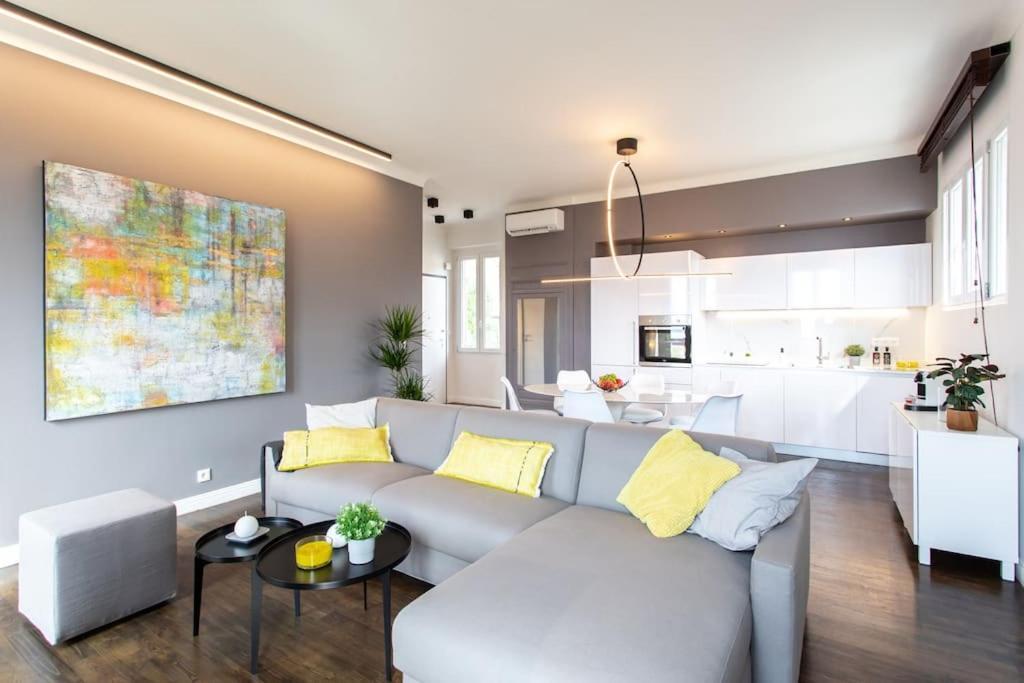 #24 Marie-Claire Suite Sea View/Balcony/Ac/5Min Port Villefranche-sur-Mer Luaran gambar